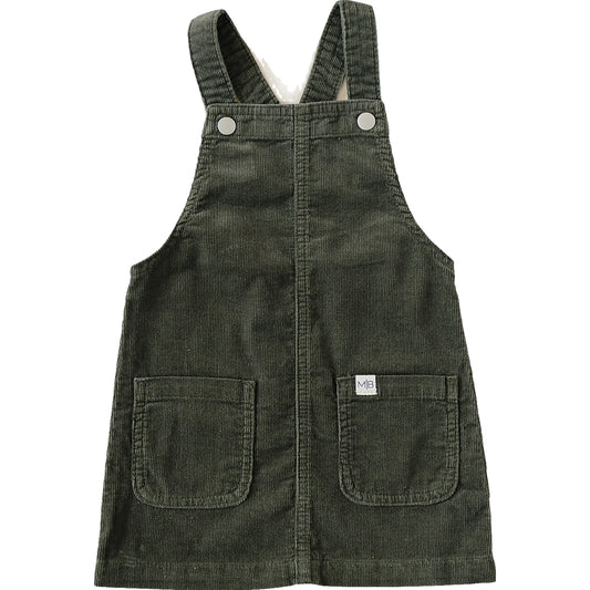 Mebie Baby Green Corduroy Dress
