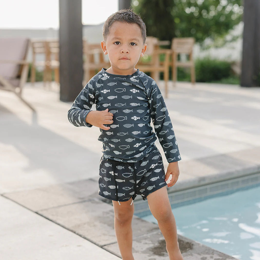 Current Tyed Swim Boardies || The Axel