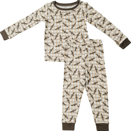 Mebie Baby Bamboo Cozy Set || Vintage Bats