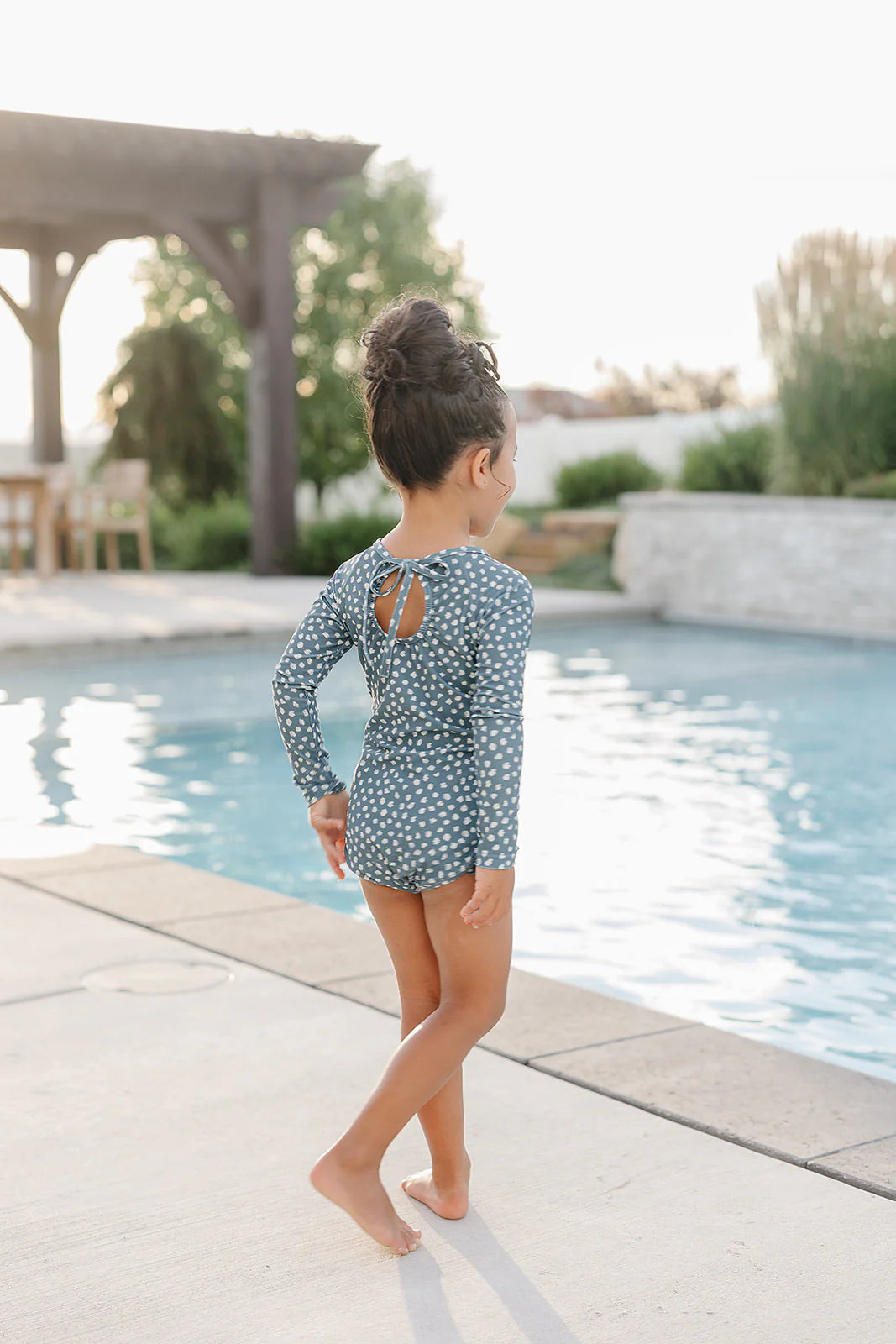 Current Tyed Ruffle Rashguard Suit || The August