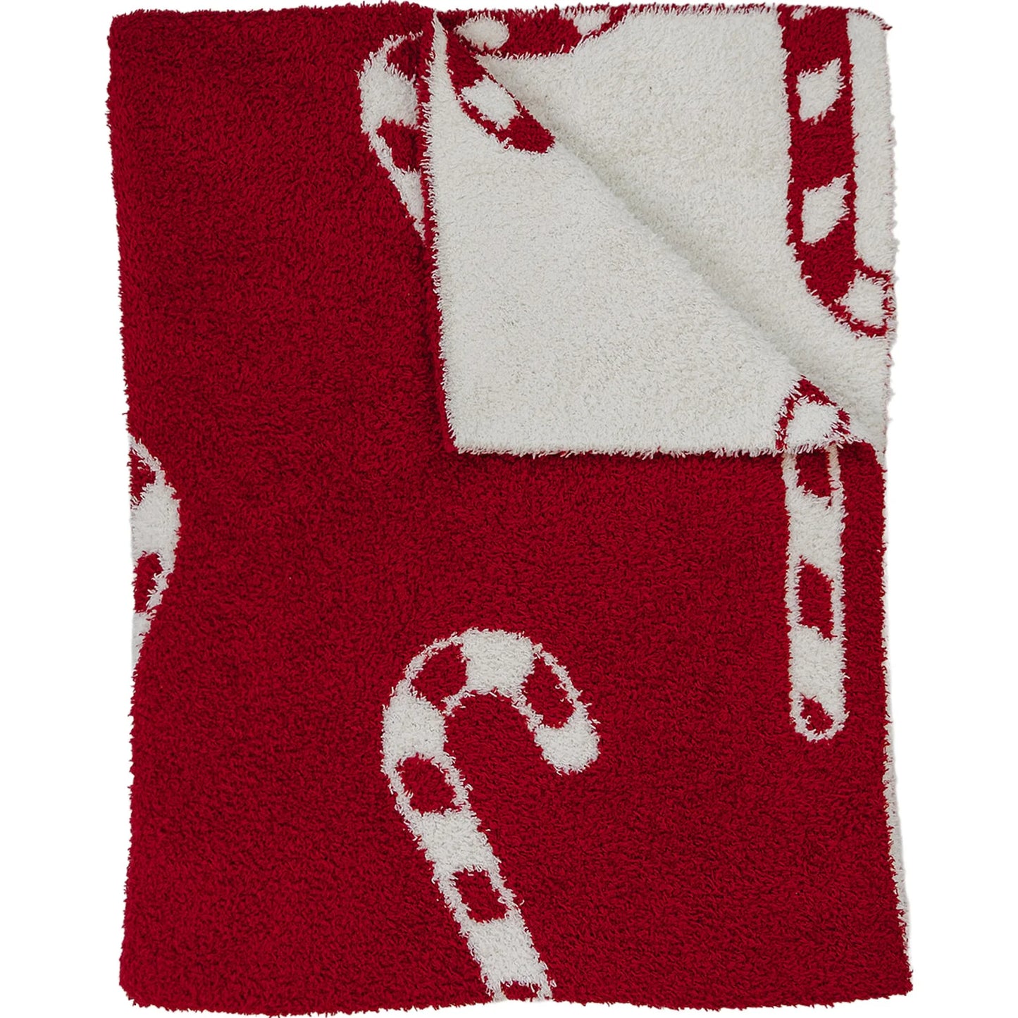 Mebie Baby Plush Blanket || Candy Cane