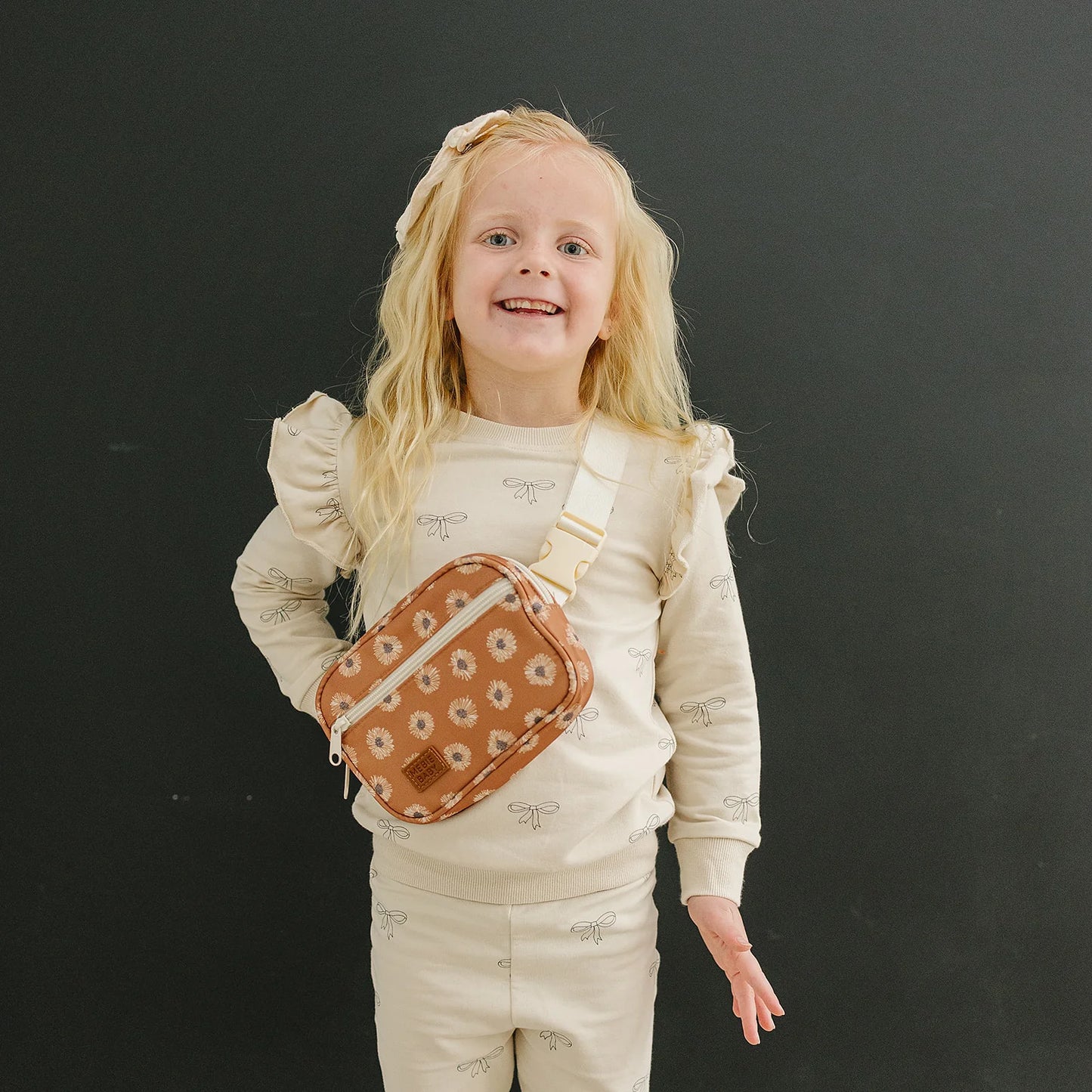 Mebie Baby Mini Fanny Pack || Terracotta Sunflowers