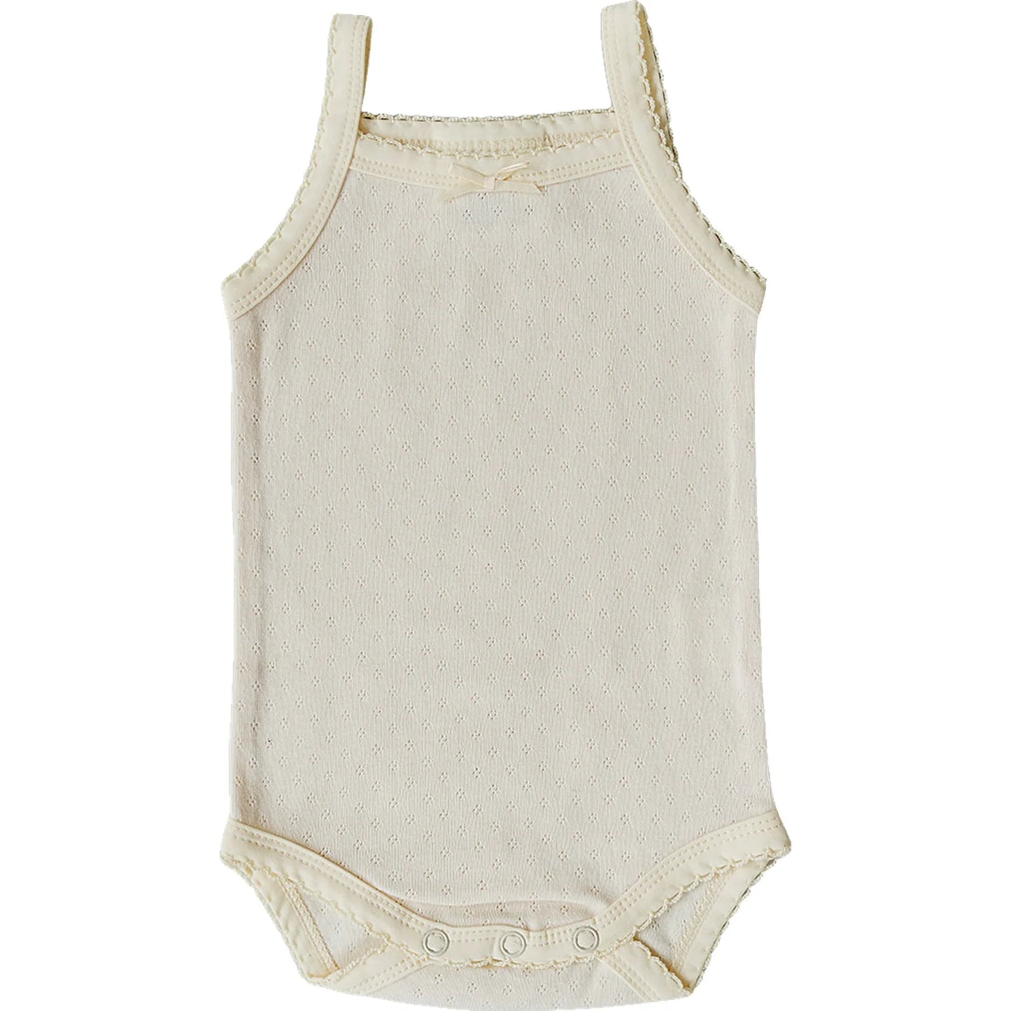Mebie Baby Pointelle Tank Bodysuit || Yellow