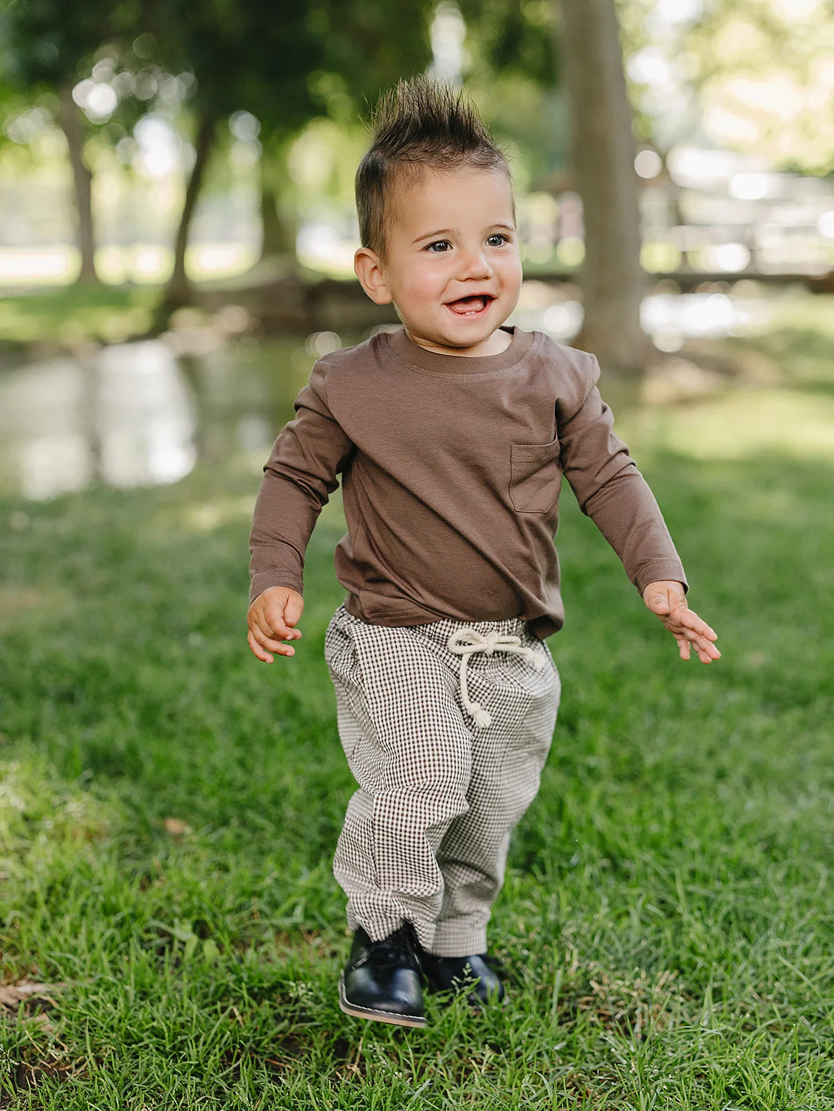 Mebie Baby Brown Long Sleeve