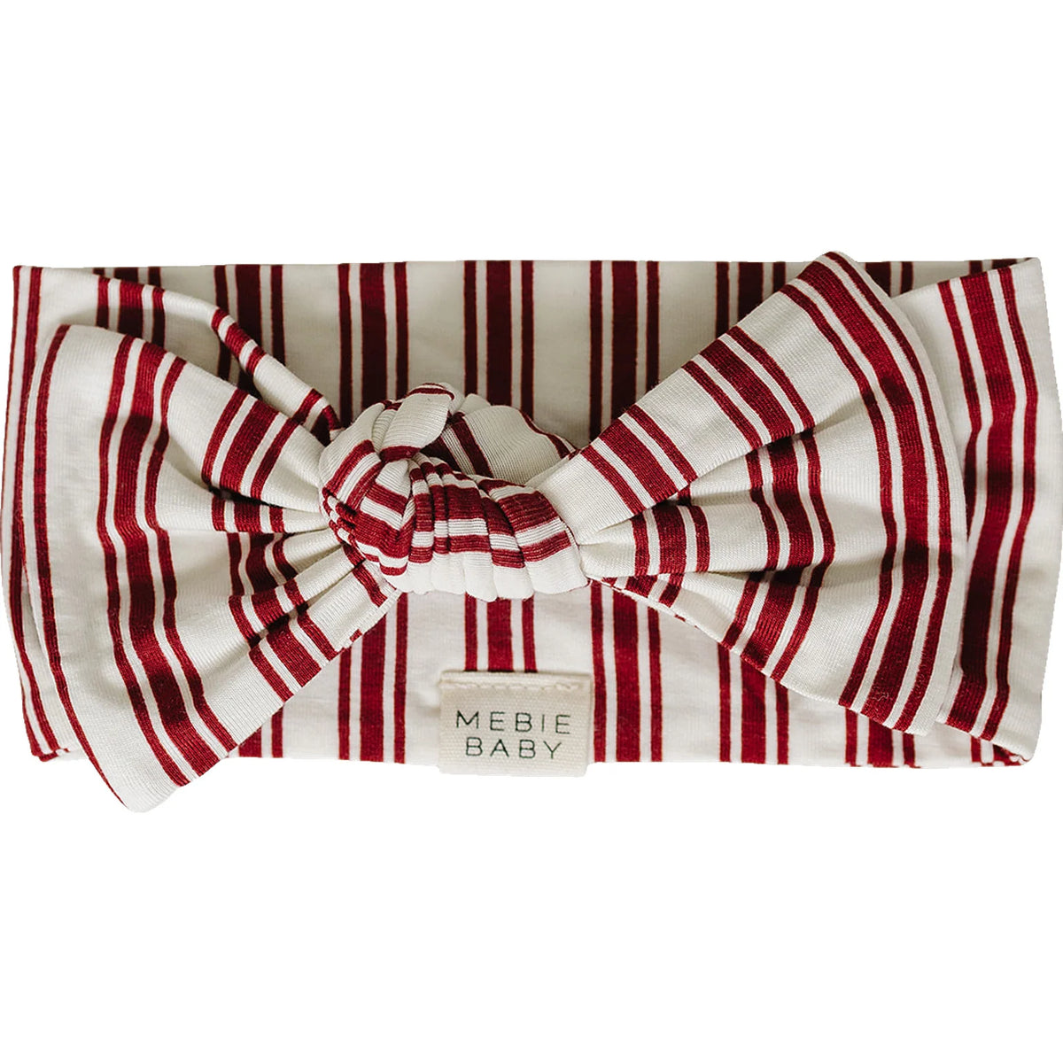 Mebie Baby Bamboo Headband || Red Stripe
