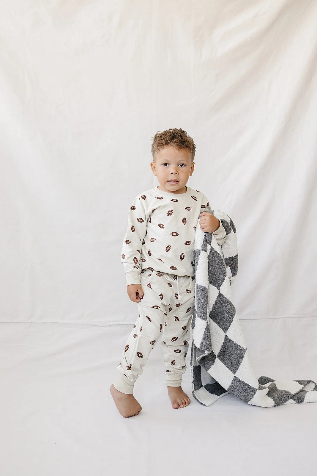 Mebie Baby Football French Terry Set
