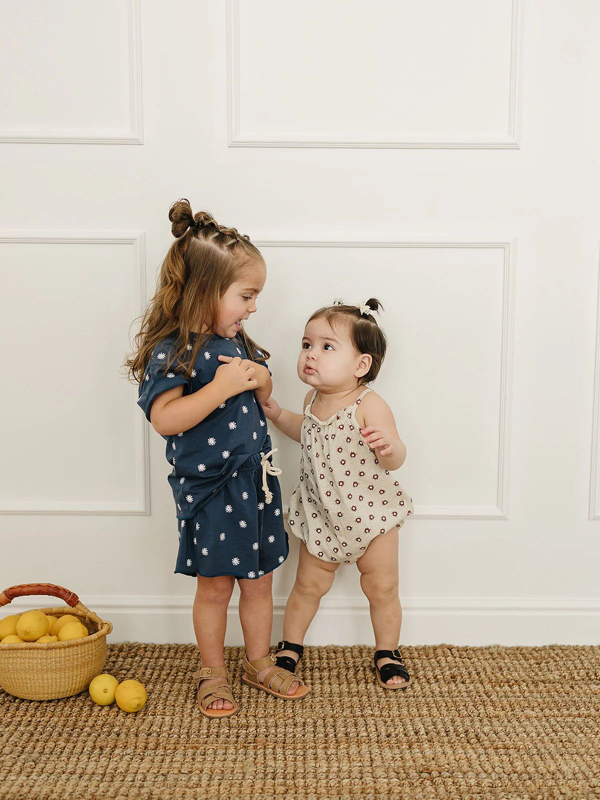 Mebie Baby Tank Bubble Romper || Floral