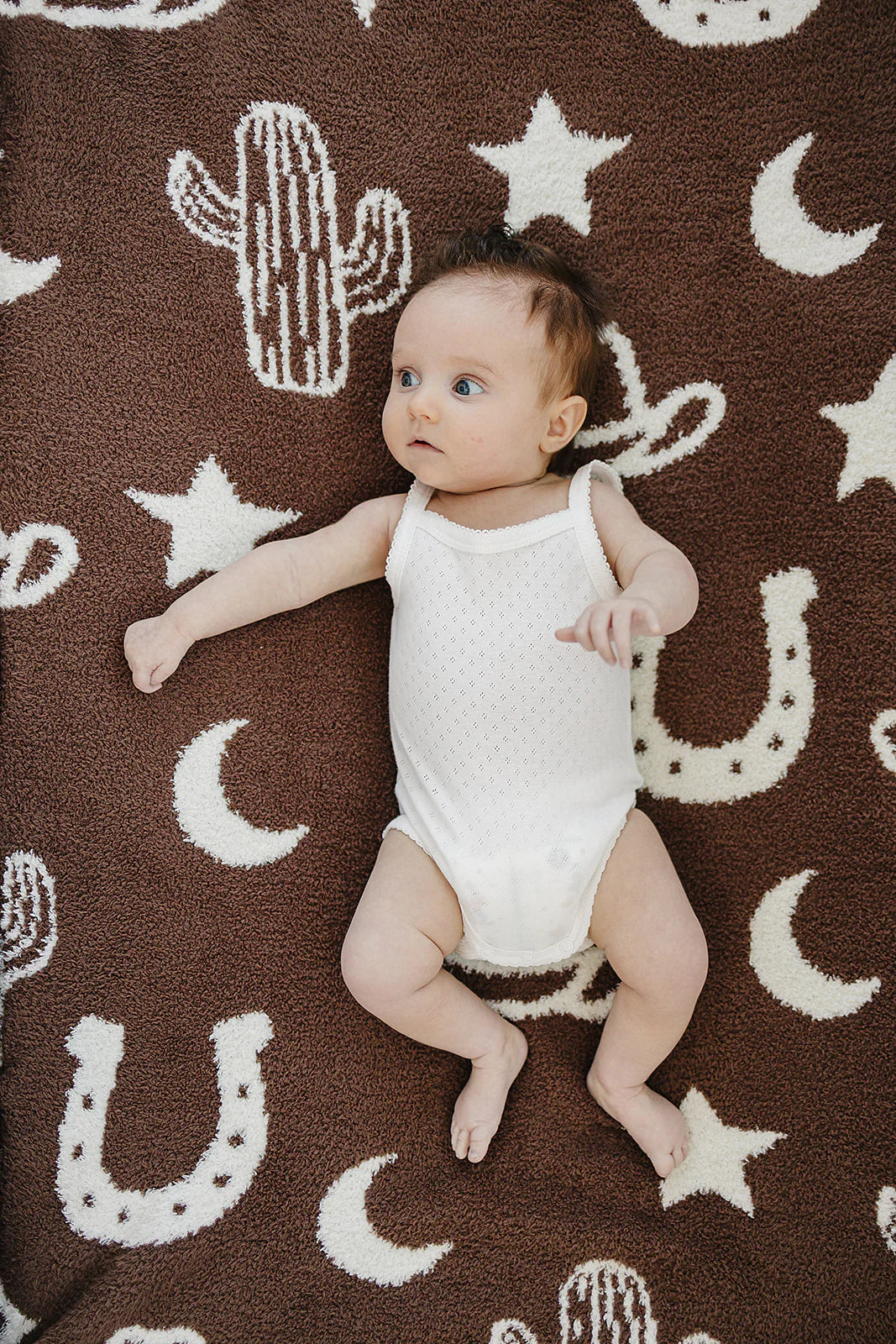 Mebie Baby Western Plush Blanket || Baby Size