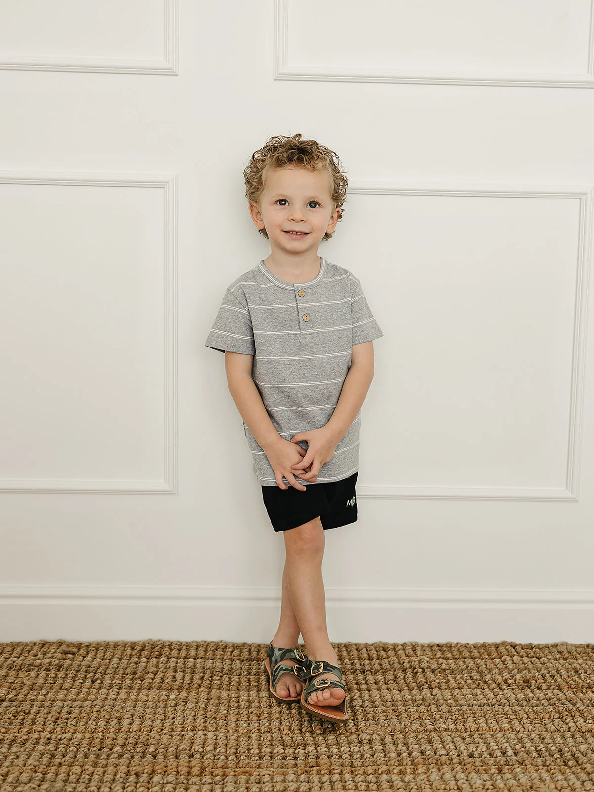Mebie Baby Pocket Cotton Shorts || Black