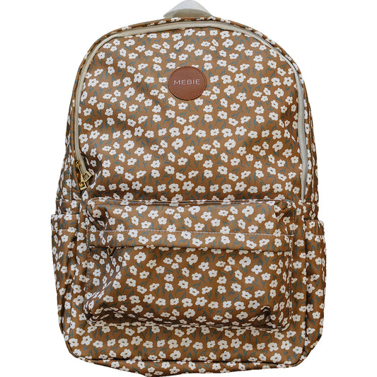 Mebie Baby Large Backpack || Mustard Floral