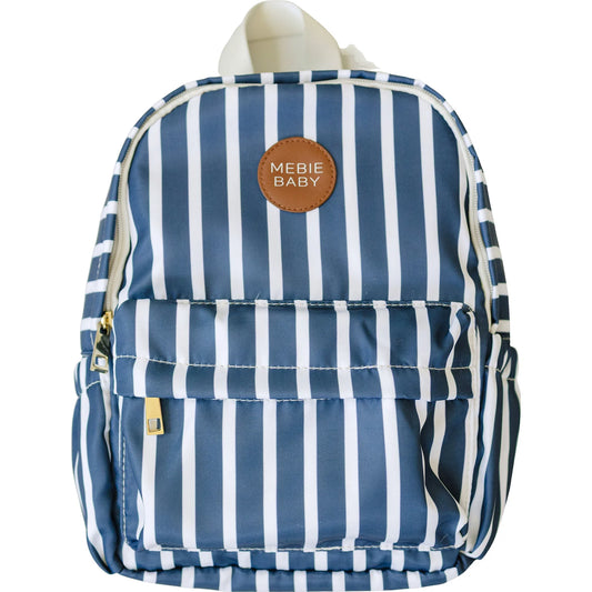 Mebie Baby Mini Backpack || Navy Stripe