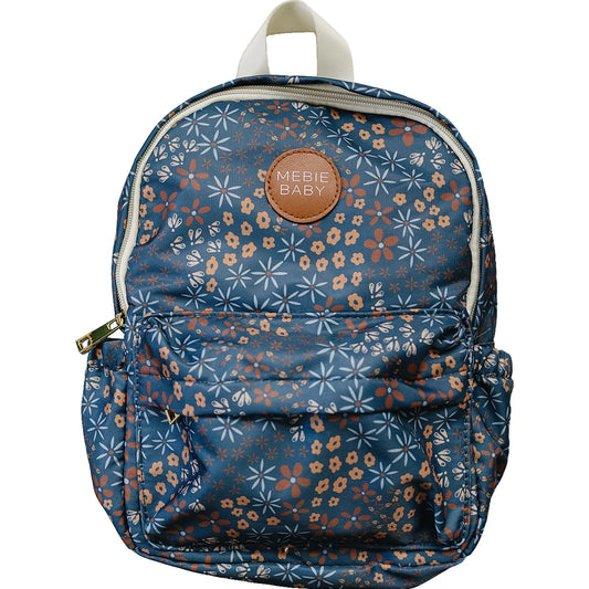 Mebie Baby Mini Backpack || Navy Floral