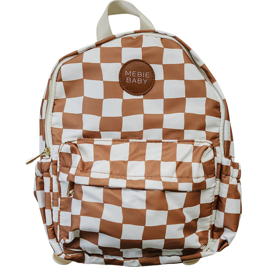 Mebie Baby Mini Backpack || Rust Wavy