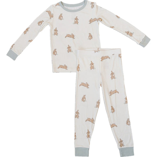 Mebie Baby Ribbed Bamboo Bunny Cozy Set