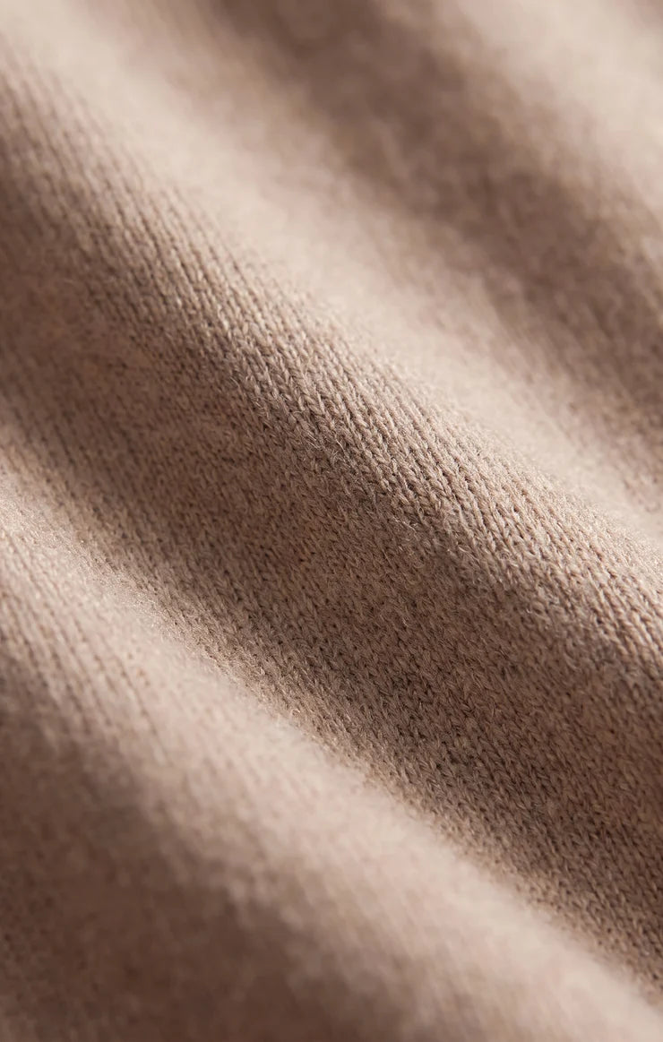 Z Supply Slow Down Sweater Jacket || Heather Ash