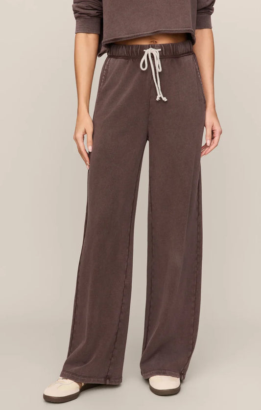 Z SUPPLY Hunter Knit Pant || Dark Chocolate