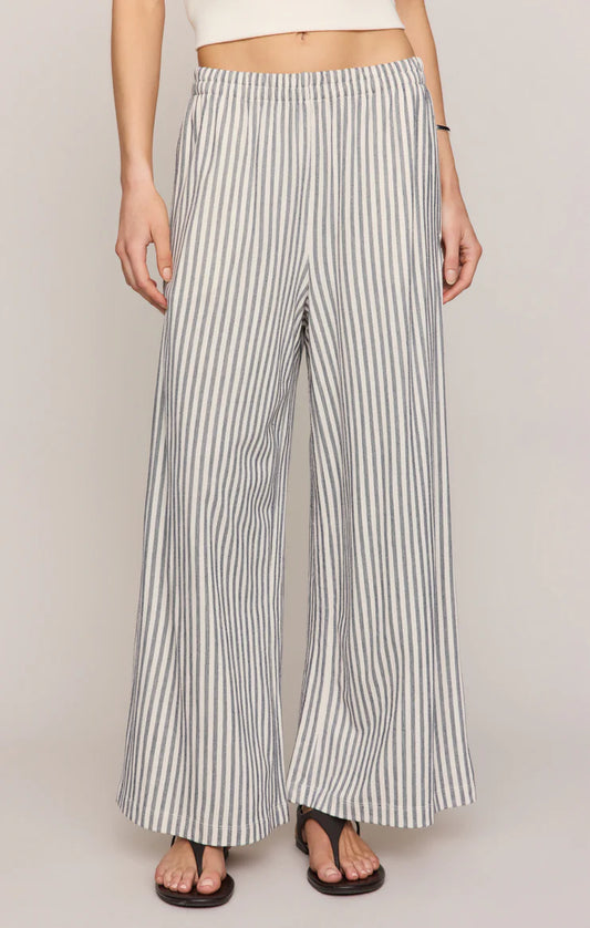 Z SUPPLY Scout Knit Striped Pant || Eclipse