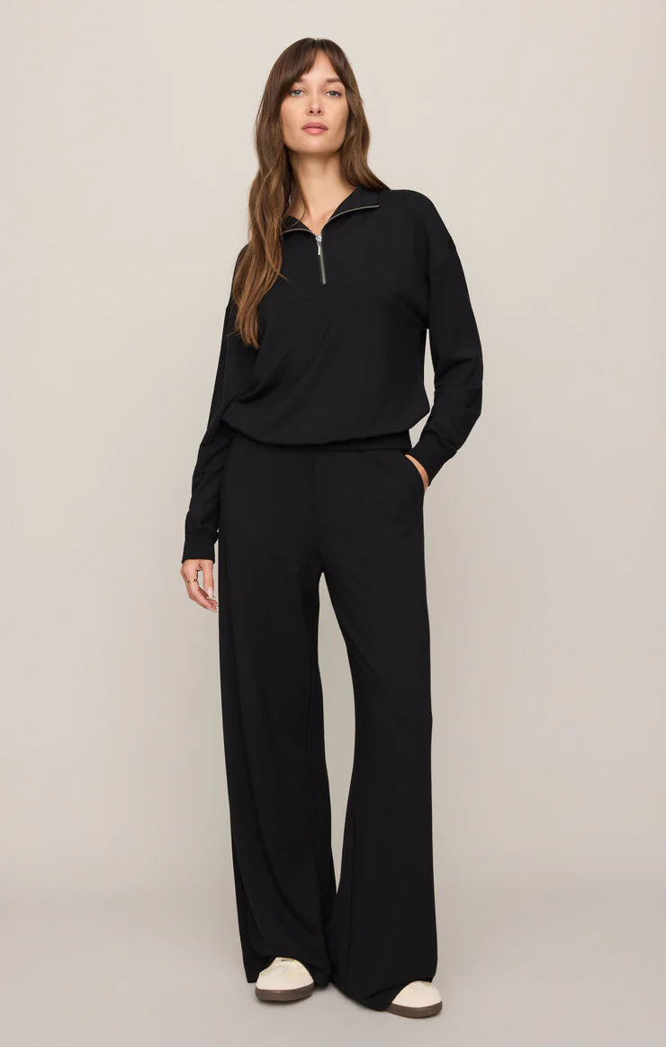 Z SUPPLY In Transit Modal Pants || Black