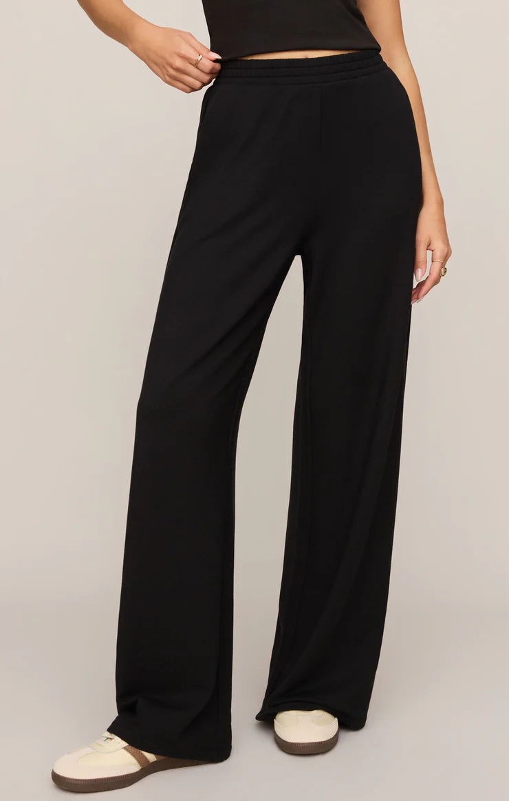 Z SUPPLY In Transit Modal Pants || Black