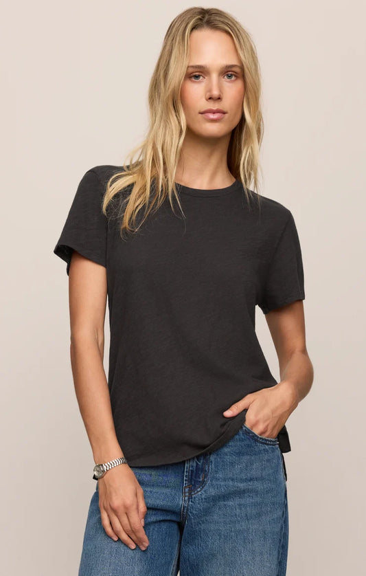 Z Supply Foundation Slub Tee || Black Sand