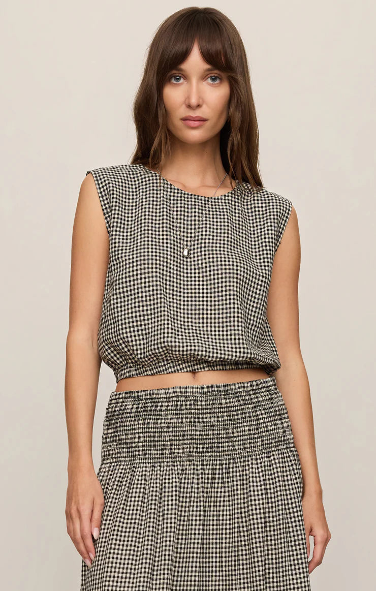Z SUPPLY Merit Gingham Top