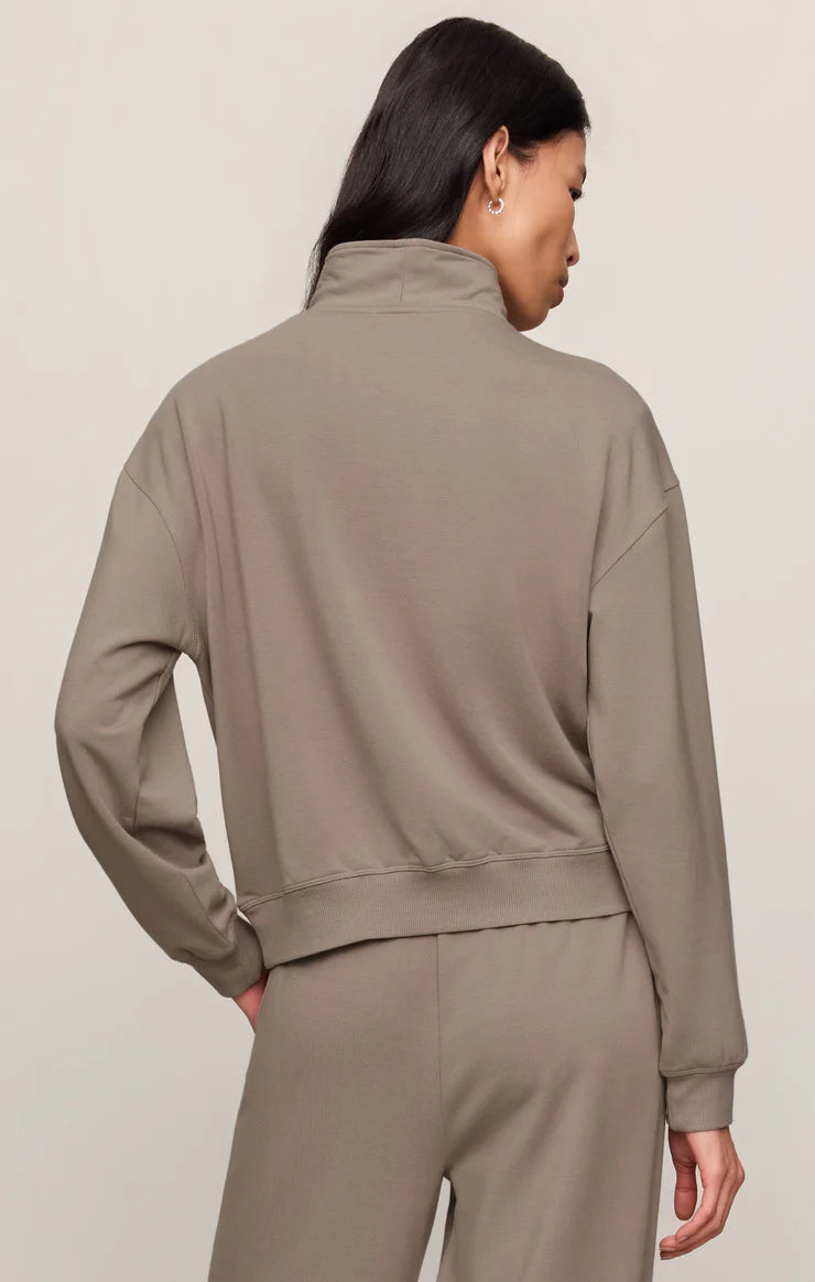 Z SUPPY Gate Check Sweatshirt || Wild Mushroom