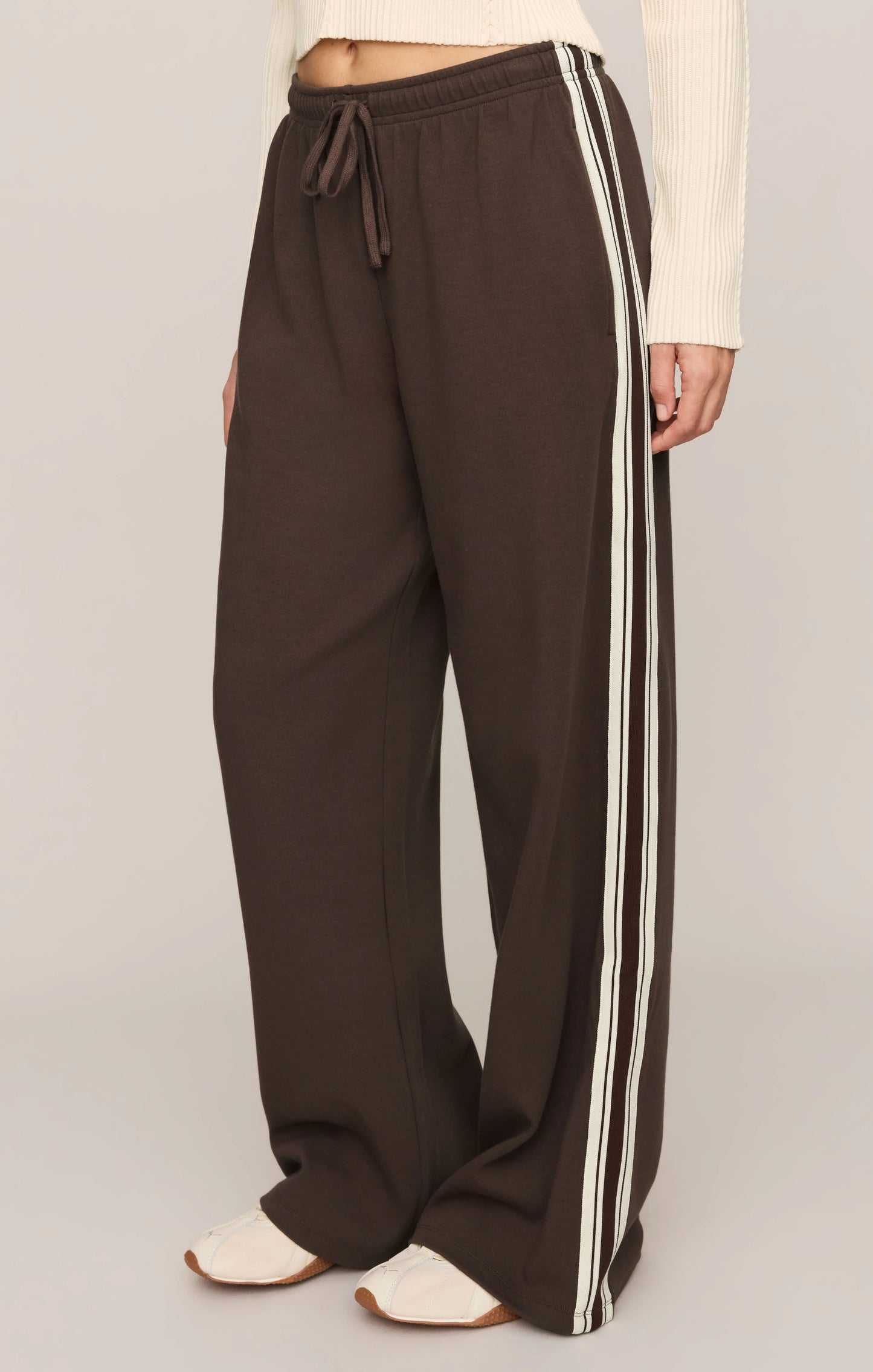 Z SUPPLY Breakaway Track Pant || Dark Chocolate