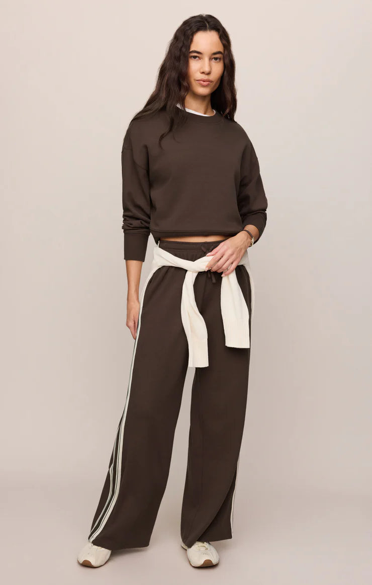 Z SUPPLY Comeback Sweater || Dark Chocolate
