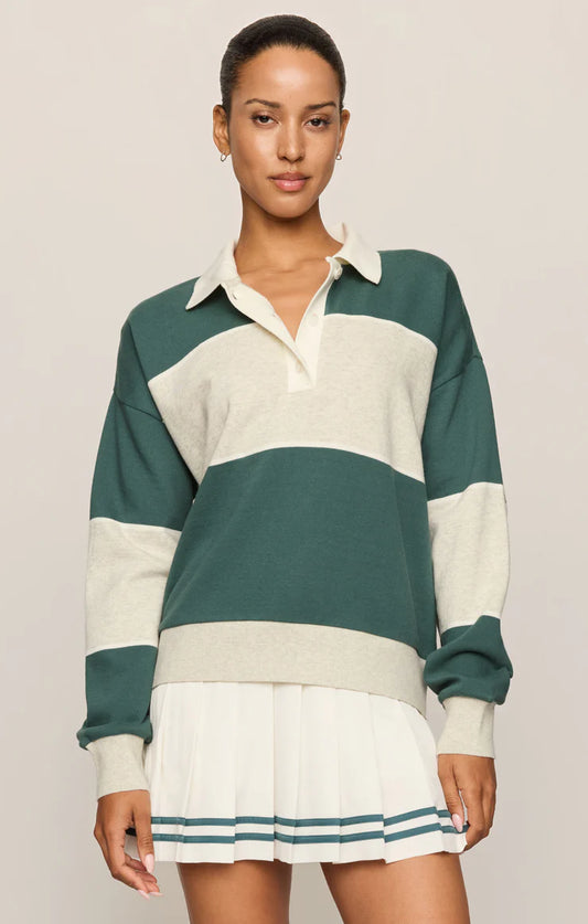 Z SUPPLY Study Break Polo Sweatshirt
