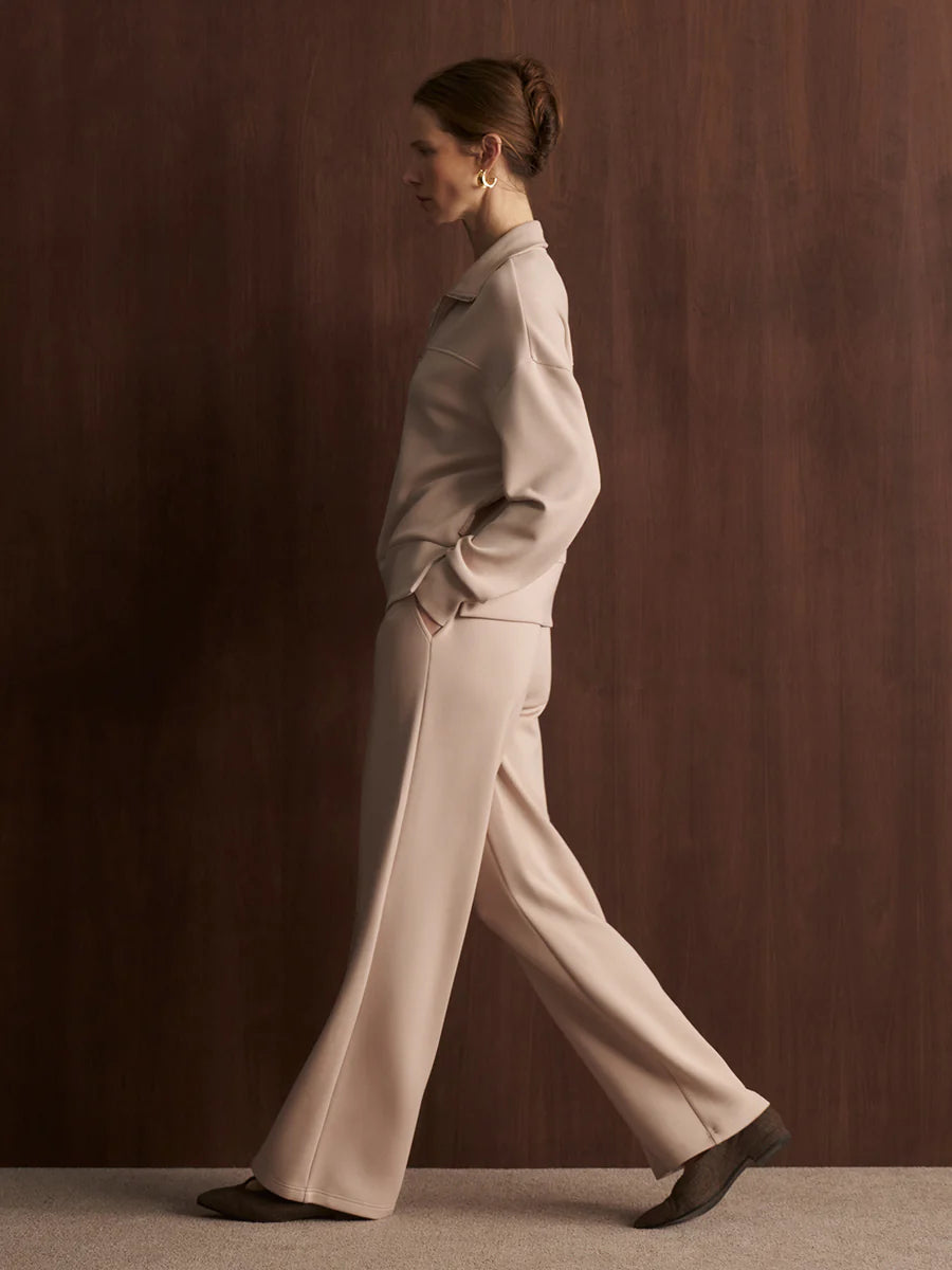 Varley Wide Leg Pant 30 || Mushroom