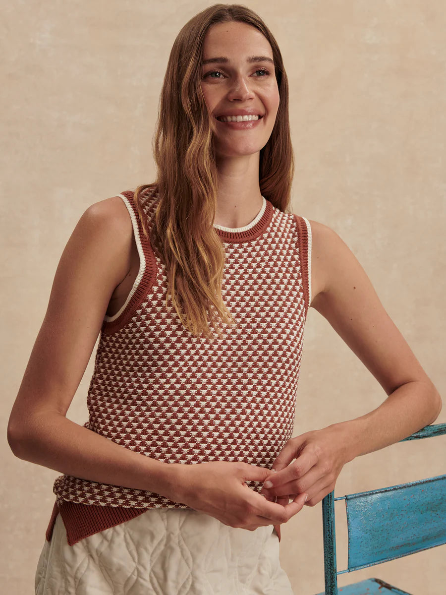 Varley Stitch Knit Tank || Maple