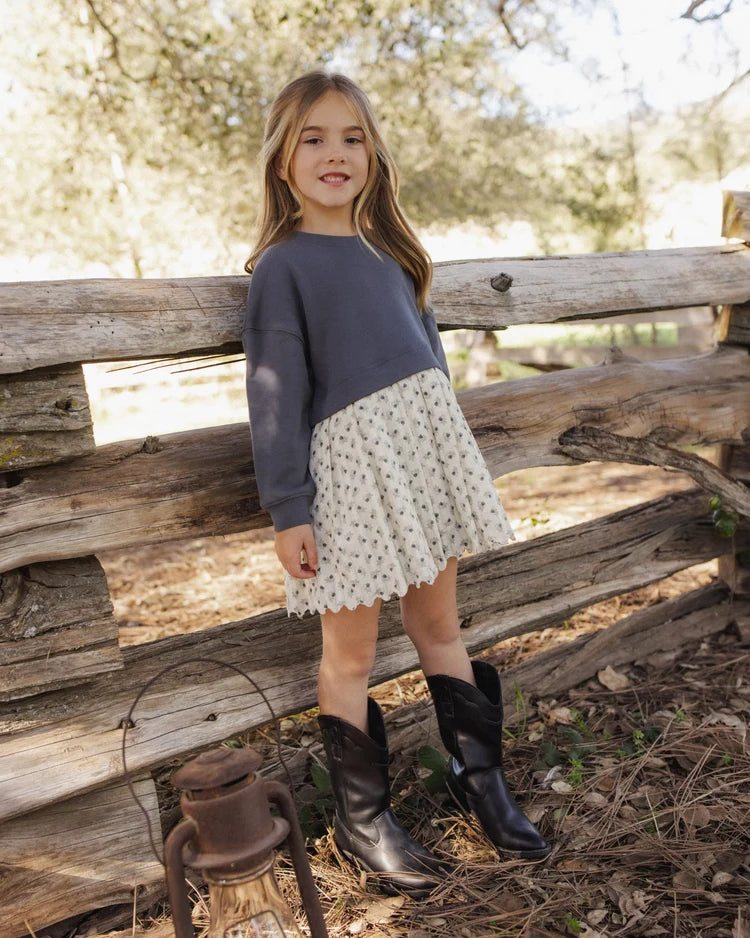 Rylee + Cru Sweatshirt Dress || Vintage Fleur