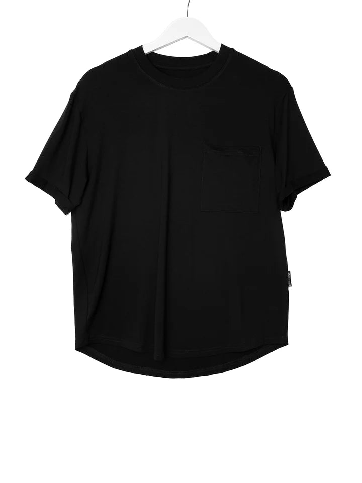 Little Bipsy Adult Bamboo Pocket Tee || Black