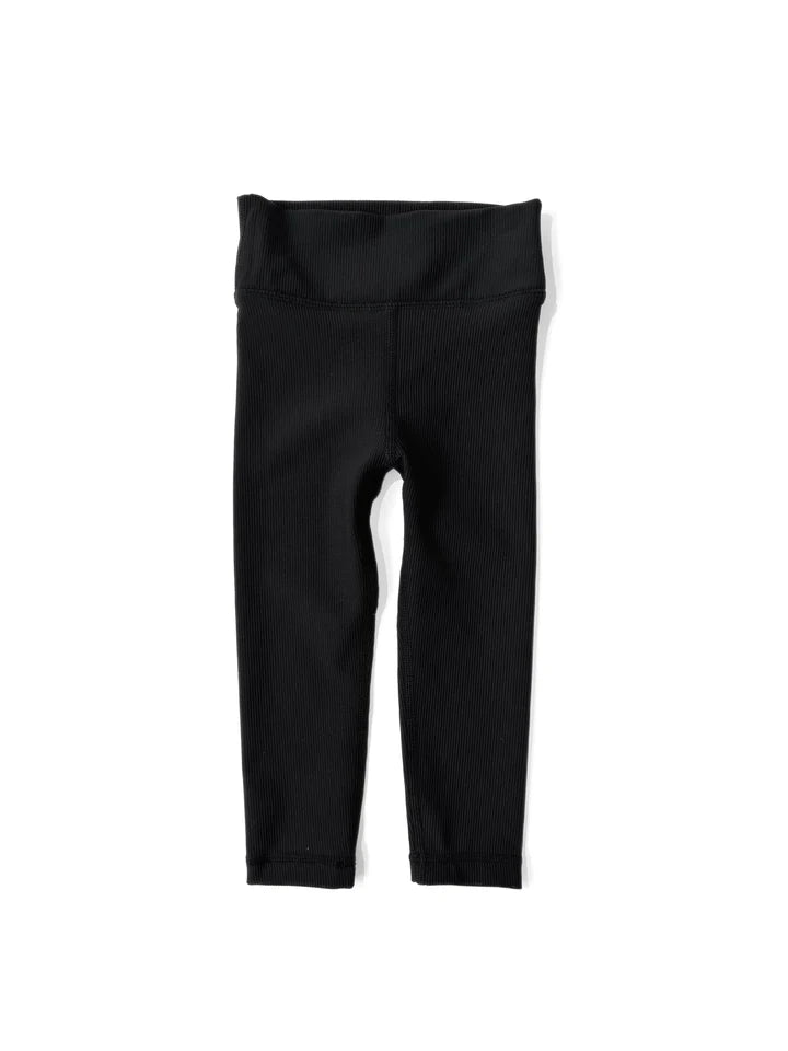 Little Bipsy Athletic Ribbed Legging || Black