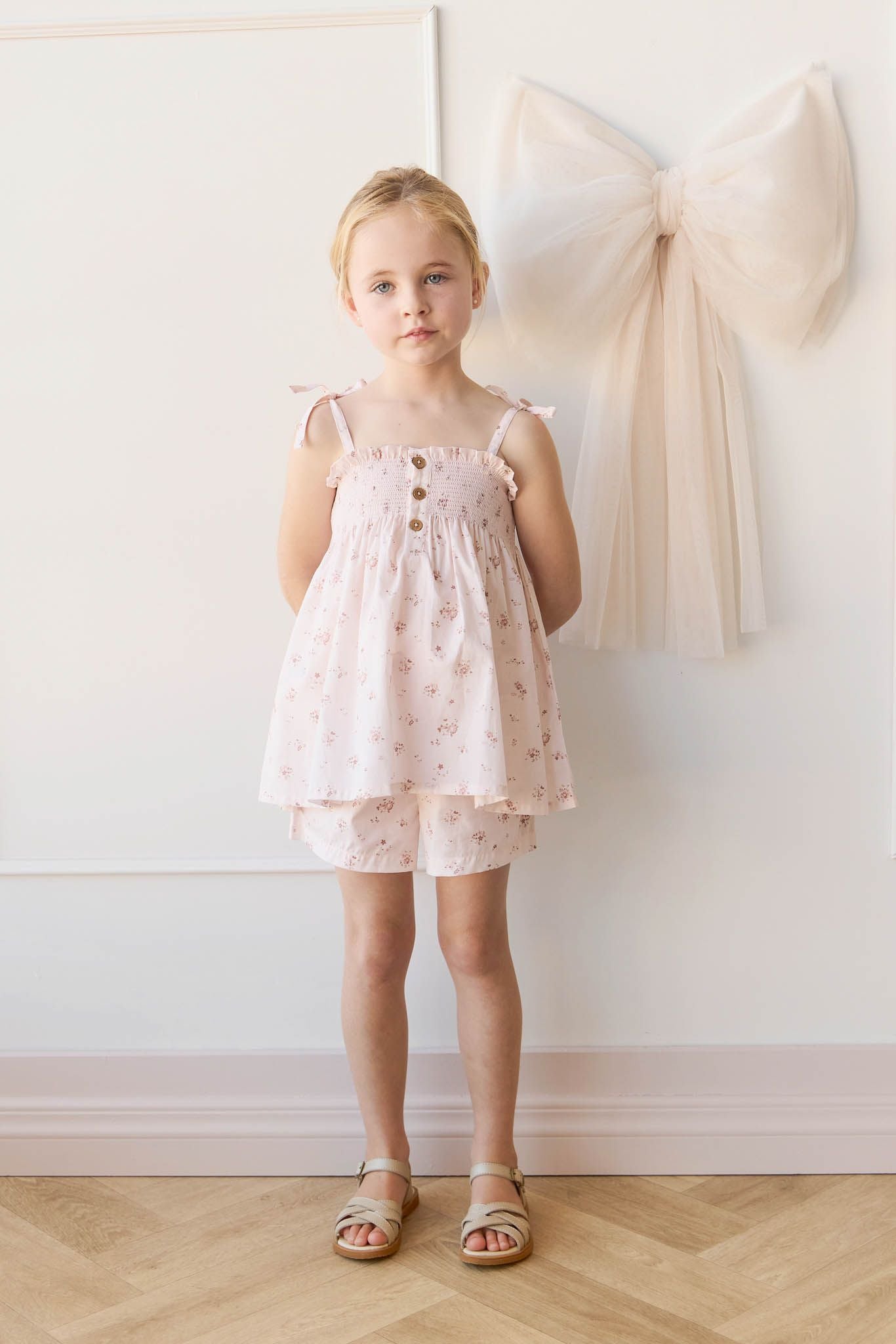 Jamie Kay Organic Cotton Ellie Top || Petit Fleur Soft Peony