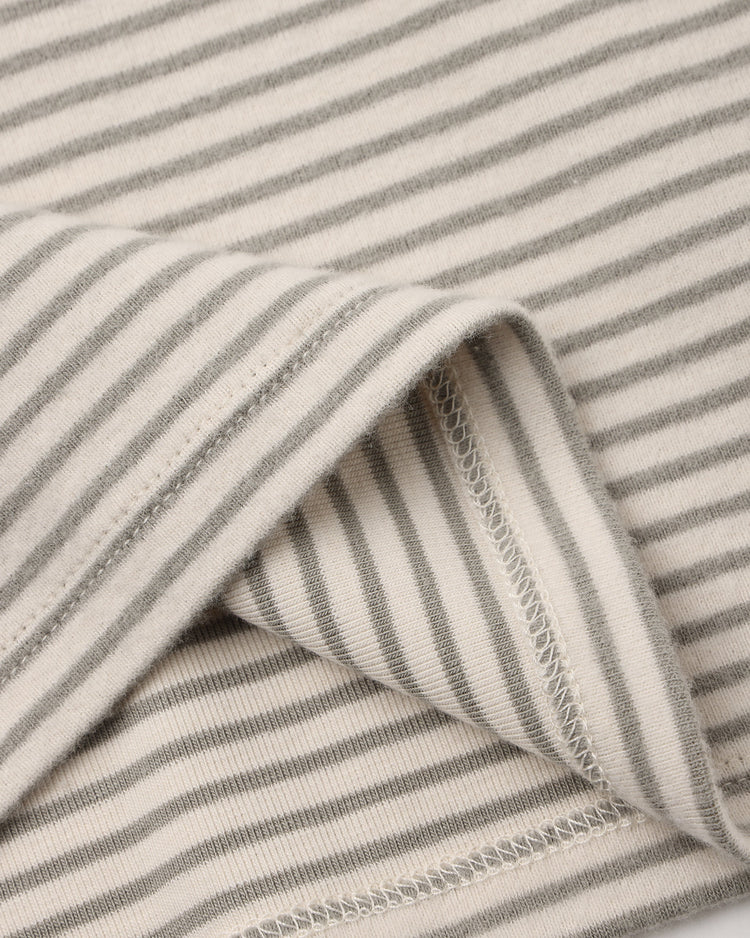Quincy Mae Long Sleeve Tee || Laurel Microstripe
