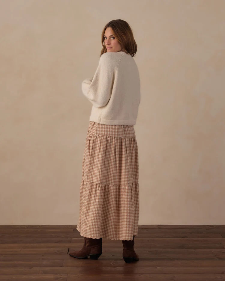 Rylee + Cru Women's Fuzzy Cardigan || Natural