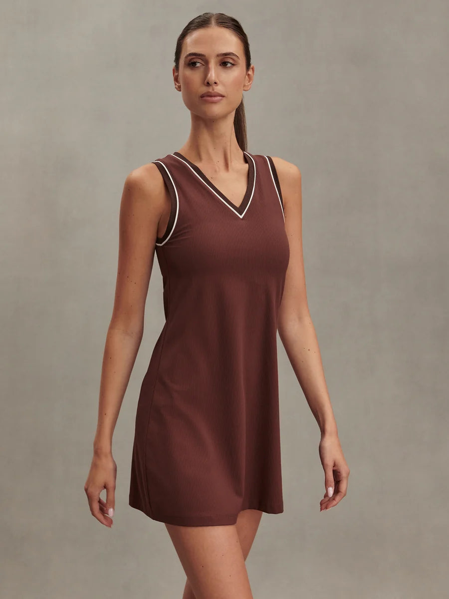 Varley Kalani V-Neck Dress