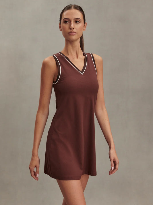 Varley Kalani V-Neck Dress
