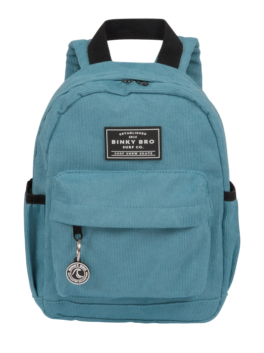 Binky Bro Toddler Backpack || Blue Cord