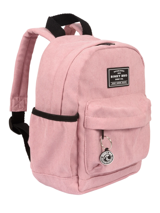 Binky Bro Toddler Backpack || Pink Cord