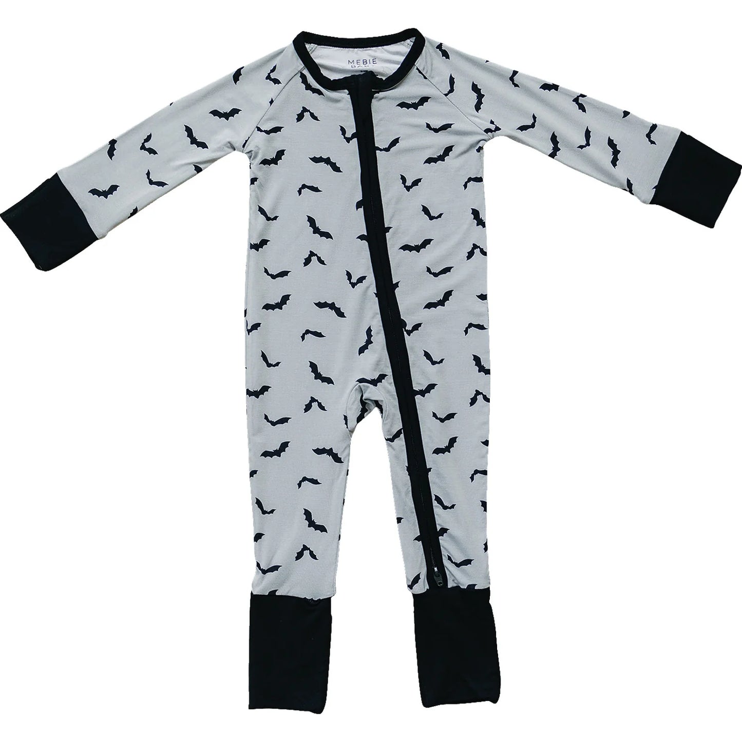 Mebie Baby Zipper Romper || Bats