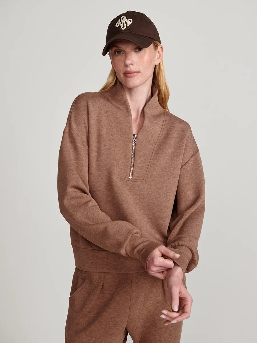Varley Davidson Sweat || Golden Bronze Marl