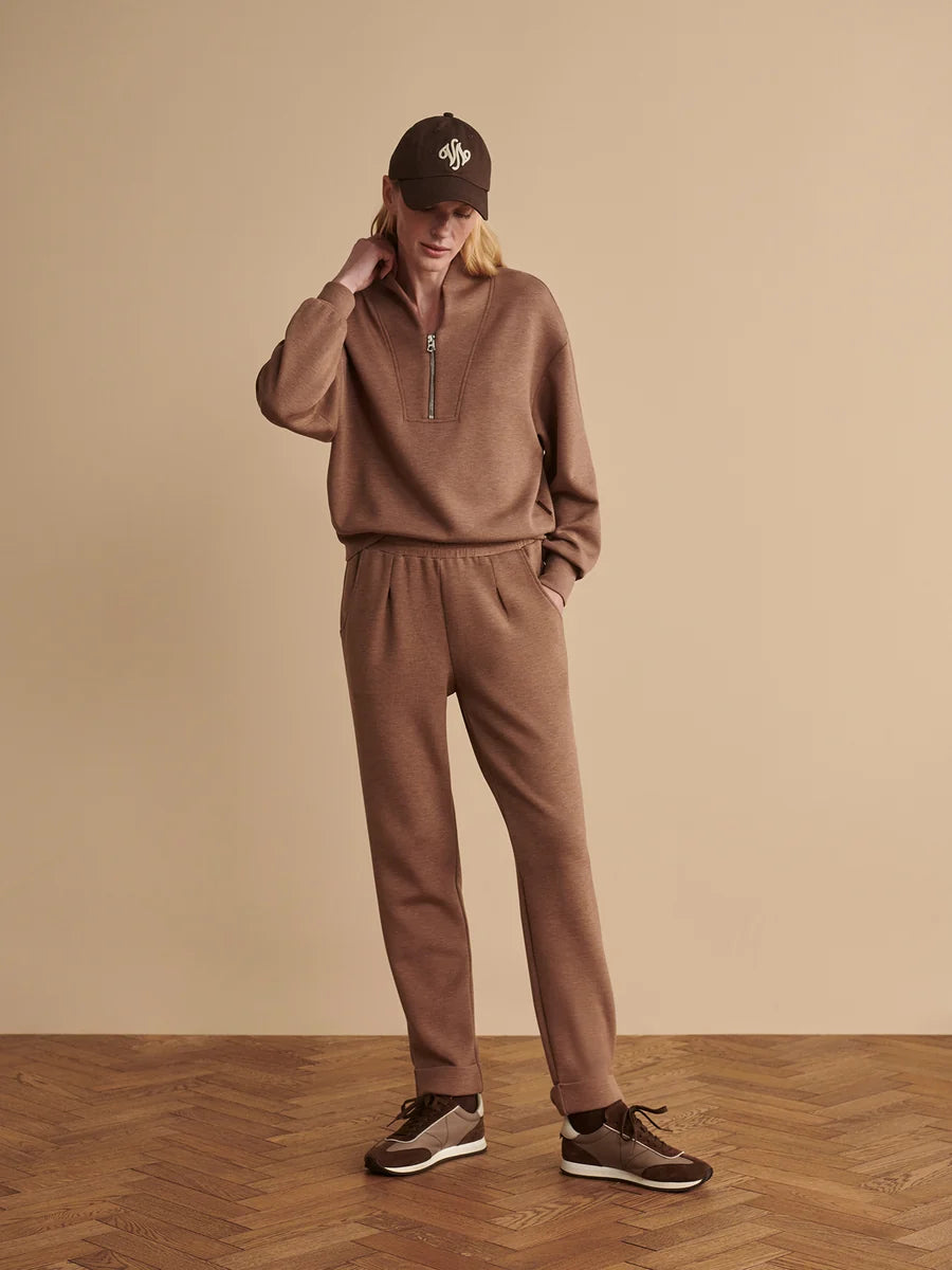 Varley Davidson Sweat || Golden Bronze Marl