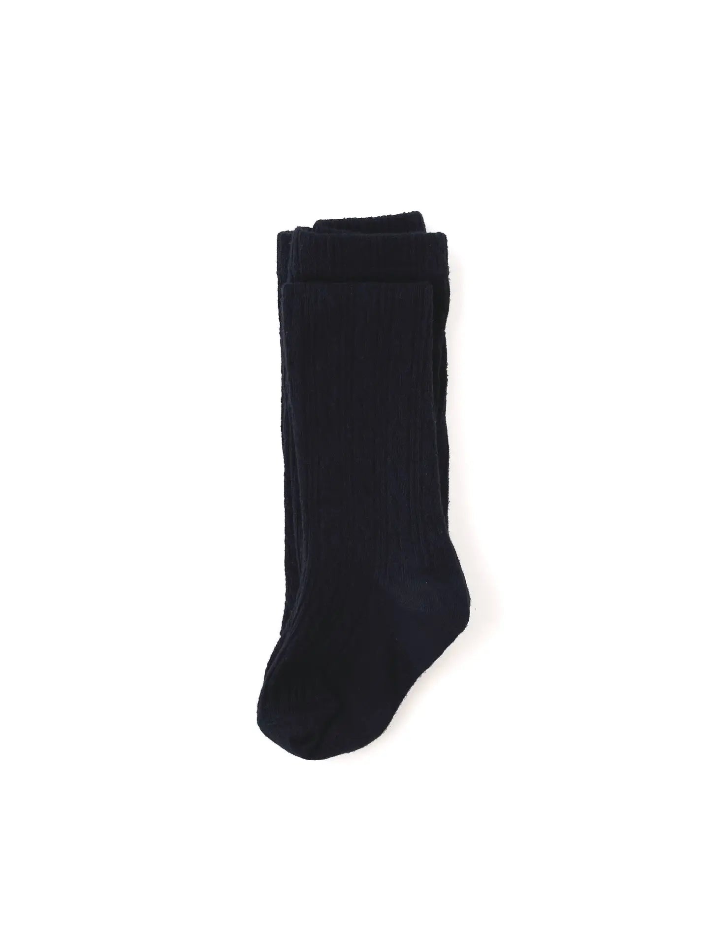 Little Stocking Co. Cable Knit Tights || Black