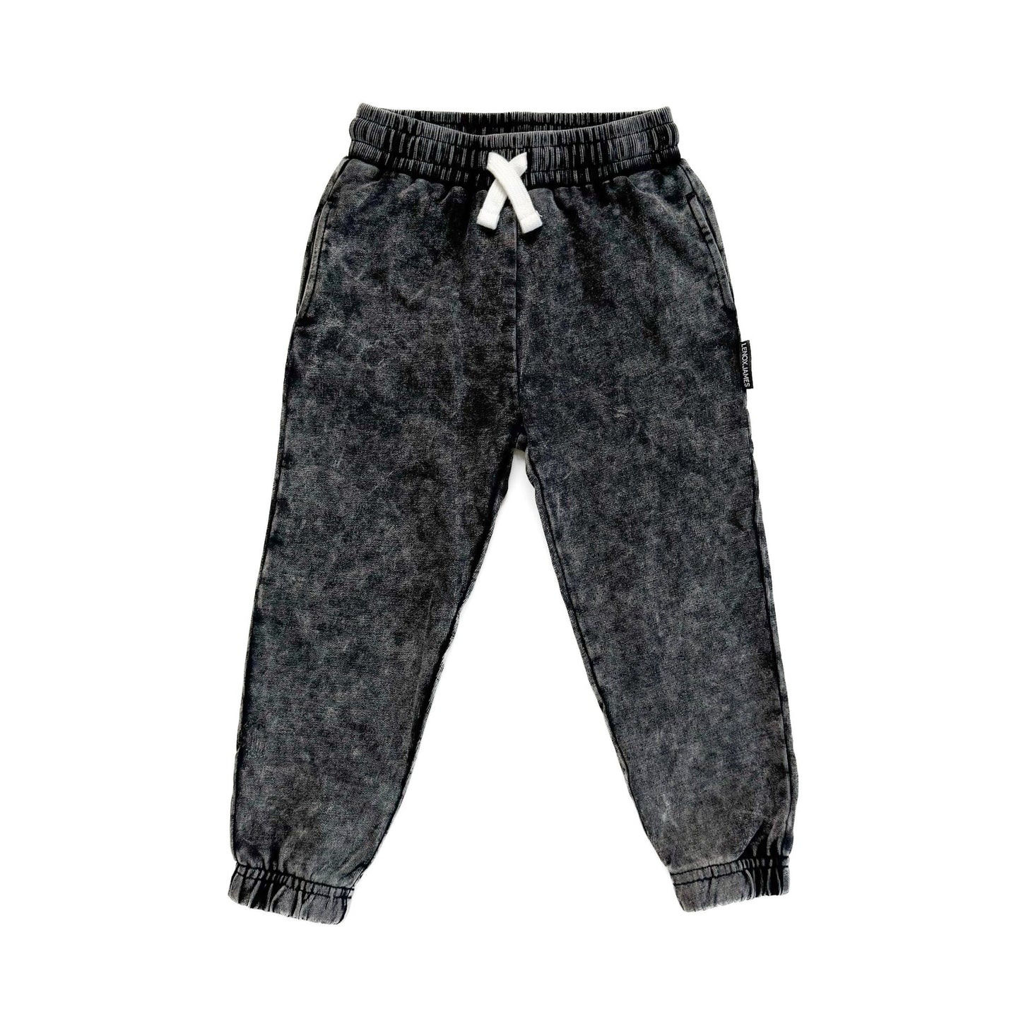 Lenox James Acid Wash Joggers || Charcoal