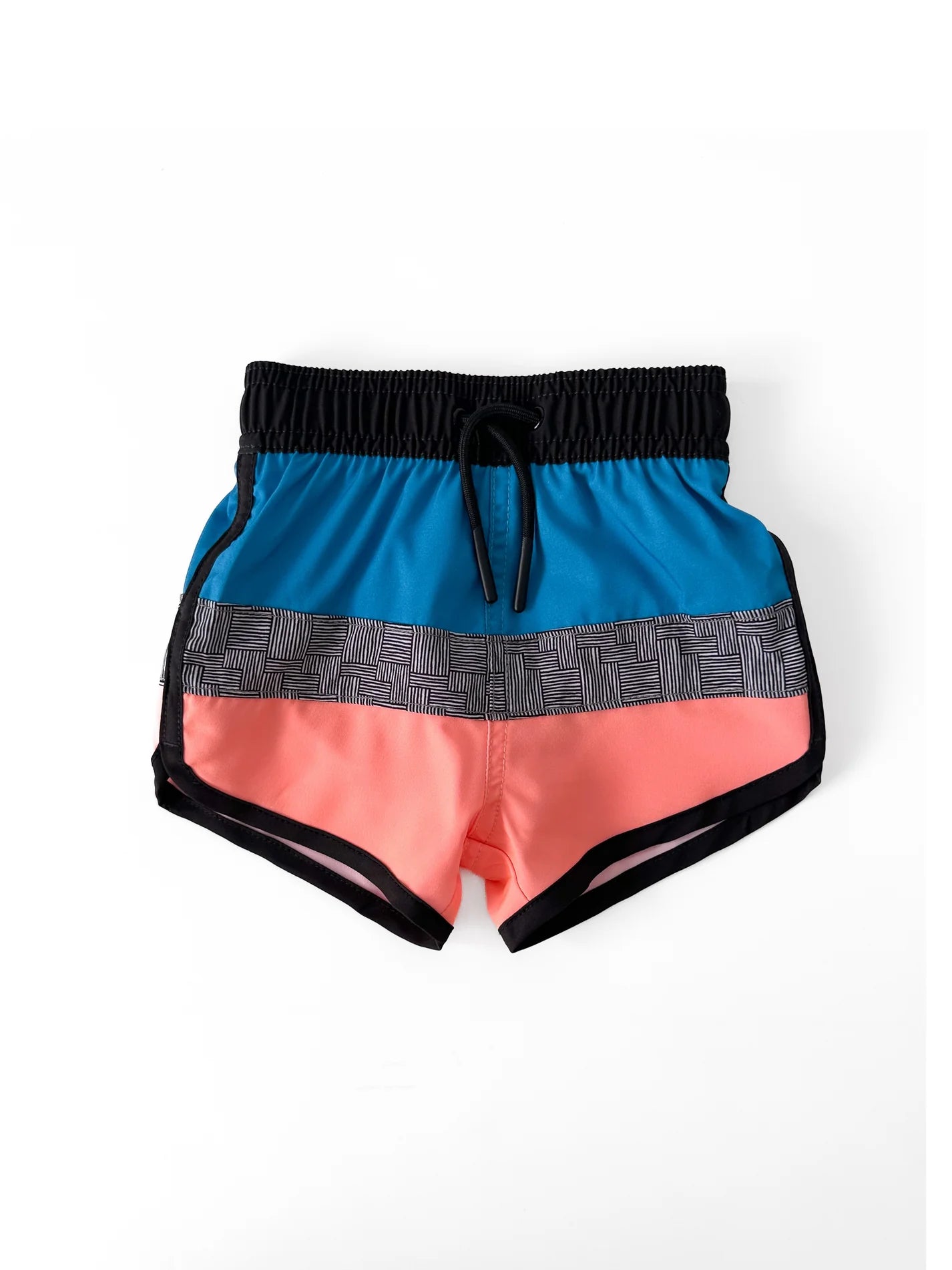 Little Bipsy Block Swim Short || Neon Pink