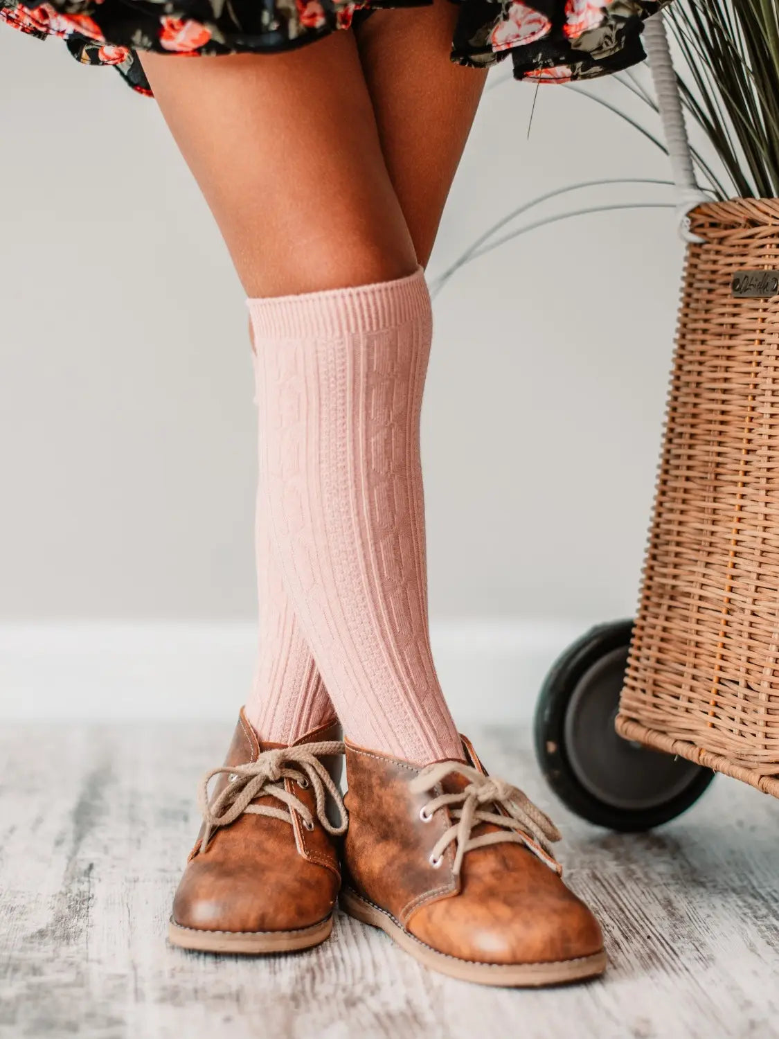 Little Stocking Co. Knee High Socks || Blush