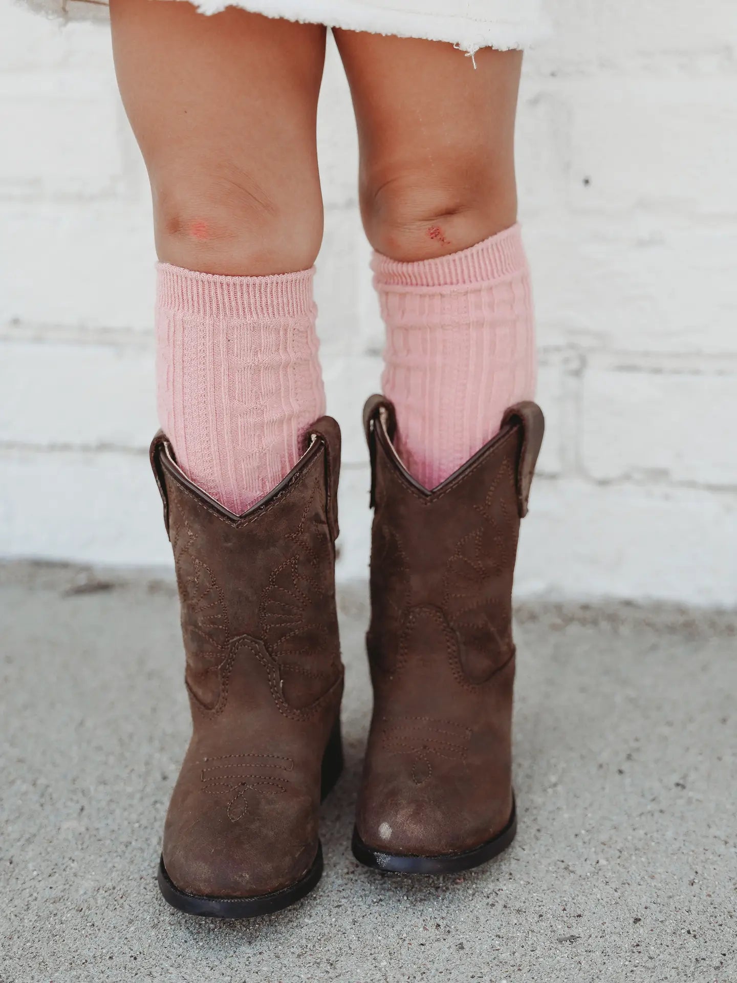 Little Stocking Co. Knee High Socks || Blush