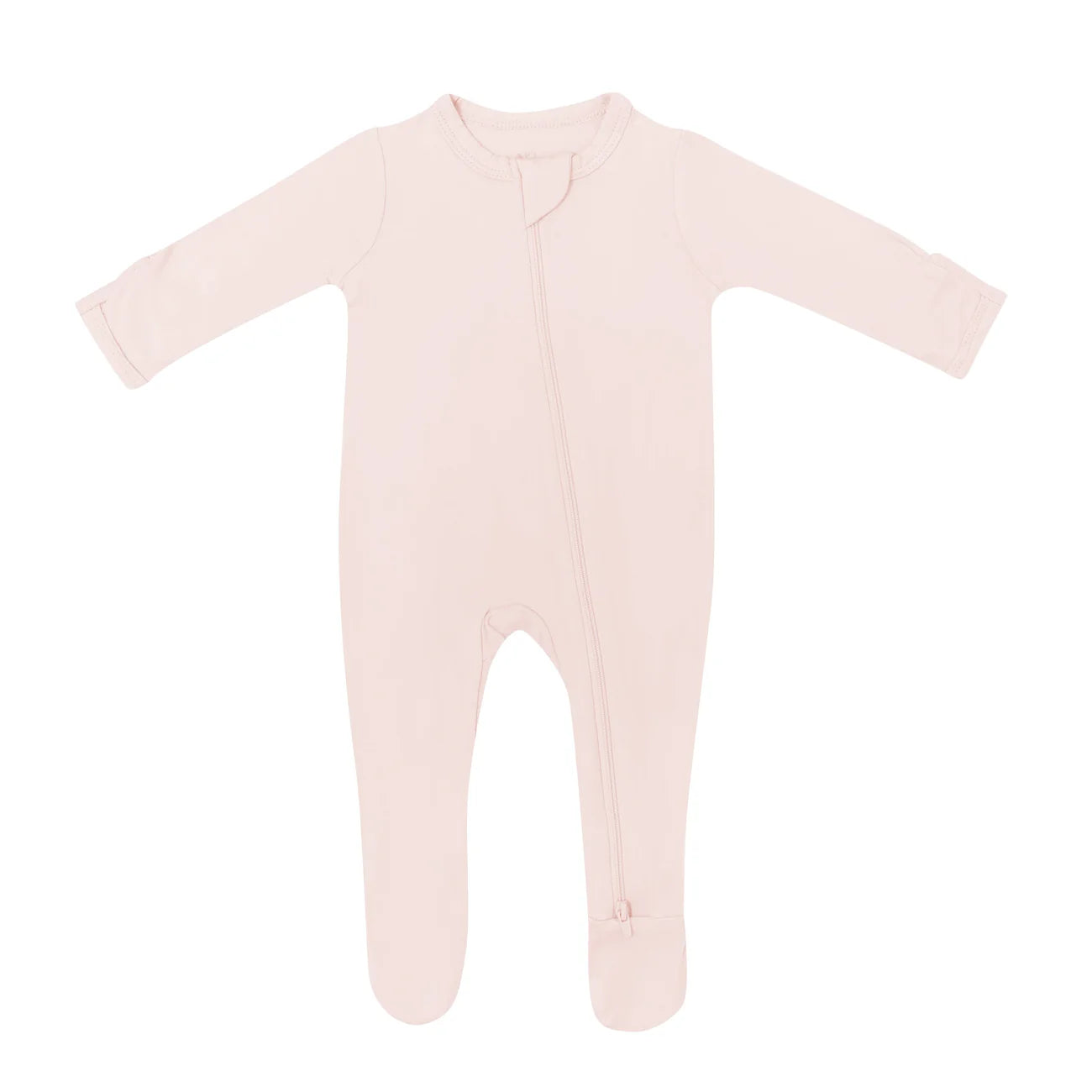 Kyte Baby Zippered Footie || Blush